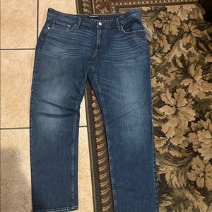 Calvin Klein Blue Straight Jeans Classic Fit